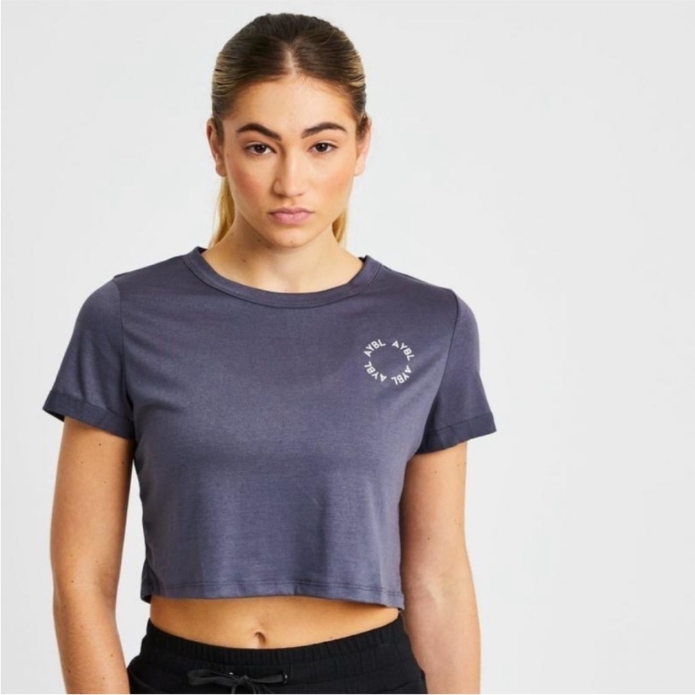 AYBL Charcoal ELEMENT CROP TOP